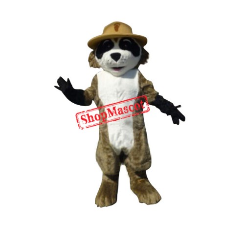 Ranger Rick Racoon Mascot Costume