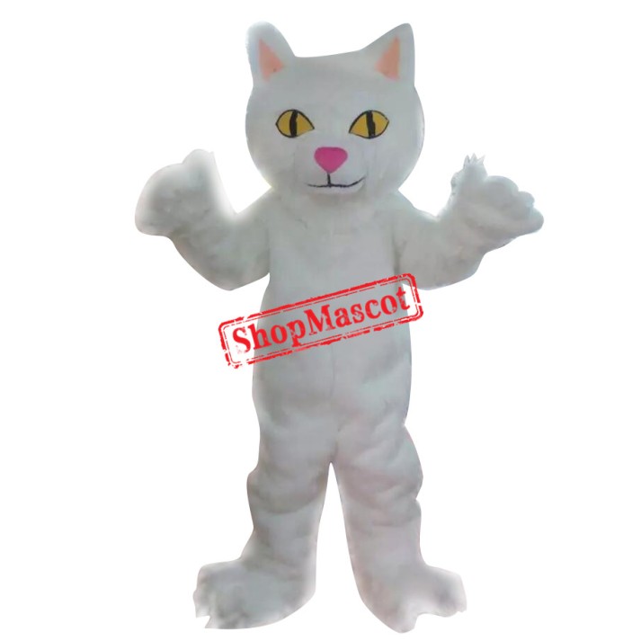 White Cat Mascot Costumes