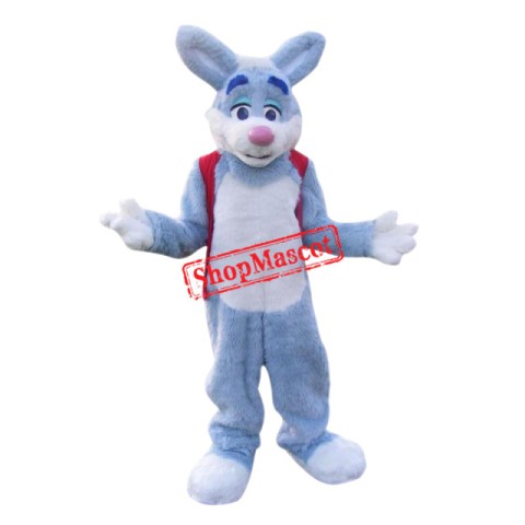 Animal Blue Easter Bunny Mascot Costume