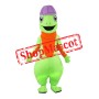 Happy Lightweight Lizard Mascot Costume