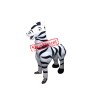 White Black Zebra Mascot Costume