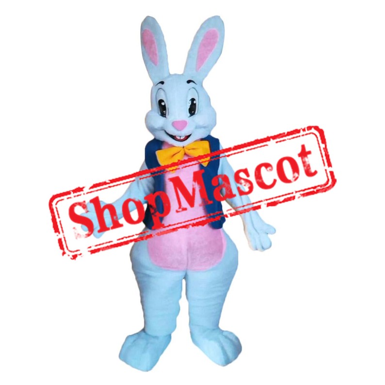 Easter Bunny White Adult Mascot Costume