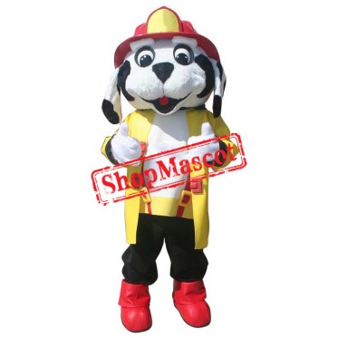 Professional Fire Dog Mascot Costume Professional Fire Dog Mascot Costume