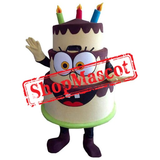 Happy Birthday Cake Mascot Costume