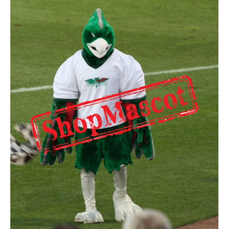 Sport Green Phoenix Mascot Costume
