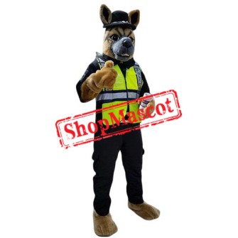 Top Quality Police Dog Mascot Costume