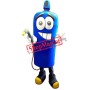 Blue Gas Bottle Mascot Costume