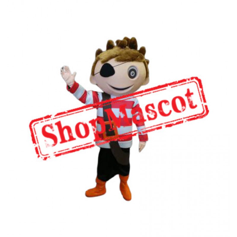 Boy Pirate Mascot Costume