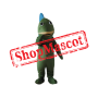 Cheap Green & Blue Fish Mascot Costume