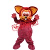 Smiling Red Mouse Mascot Costume
