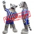 Sport Snow Leopard Mascot Costume