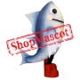 Silver Fish Mascot Costume