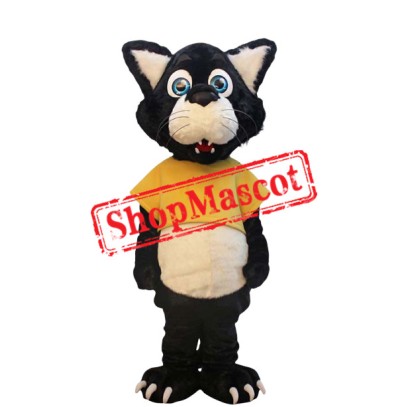 Super Cute Panther Mascot Costume Super Cute Panther Mascot Costume