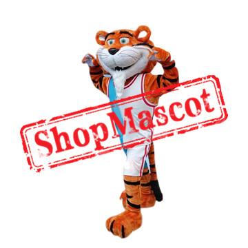 Happy Sport Tiger Mascot Costume Happy Sport Tiger Mascot Costume