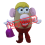 Mrs Potato Head Mascot Costume