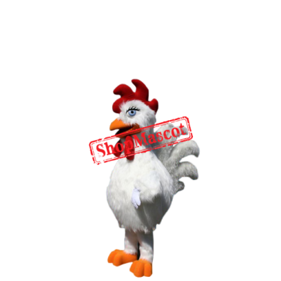 Good Quality White Chicken Mascot Costume
