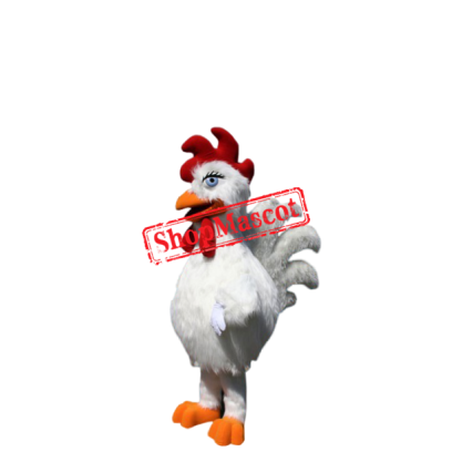 Good Quality White Chicken Mascot Costume