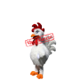 Good Quality White Chicken Mascot Costume
