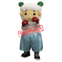Boxer Sheep Mascot Costume