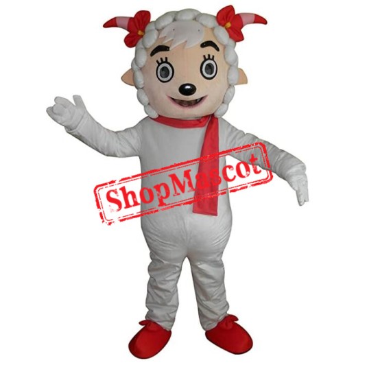 Christmas Sheep Mascot Costume