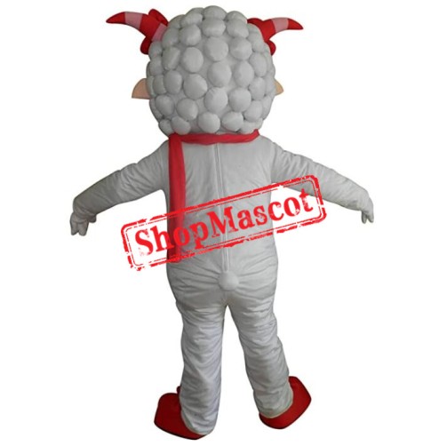 Christmas Sheep Mascot Costume