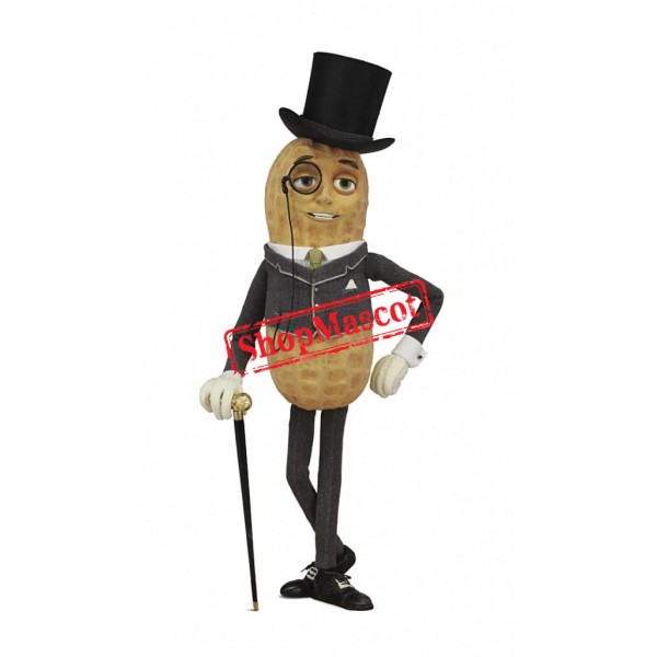 Handsome Mr. Peanut Mascot Costume
