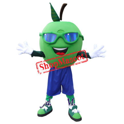 Happy Apple Mascot Costume Happy Apple Mascot Costume