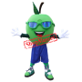 Happy Apple Mascot Costume