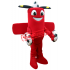 Red Plane Mascot Costume