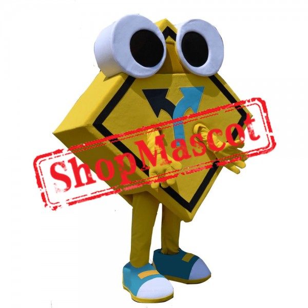 Road Sign Mascot Costume