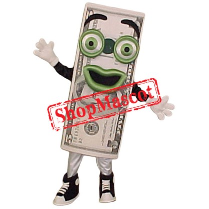 Dollar Bill Mascot Costume