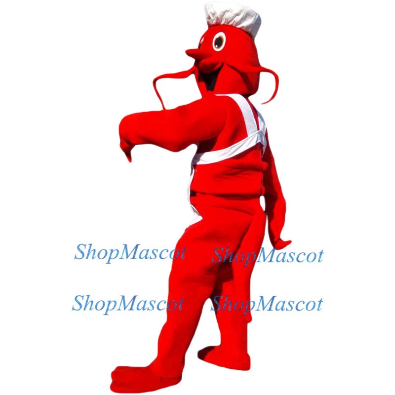 Cartoon Big Lobster Mascot Costume