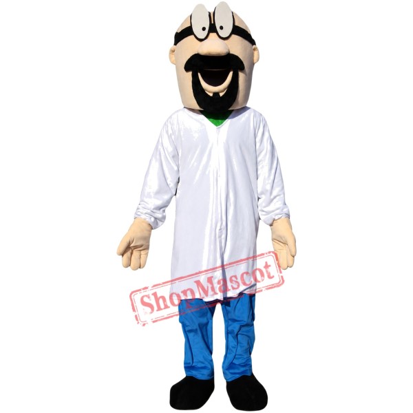 Cartoon Doctor Mascot Costume Cartoon Doctor Mascot Costume