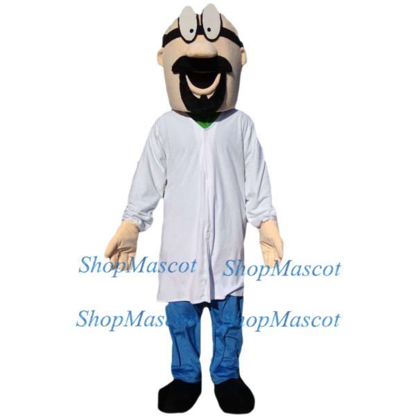 Cartoon Doctor Mascot Costume