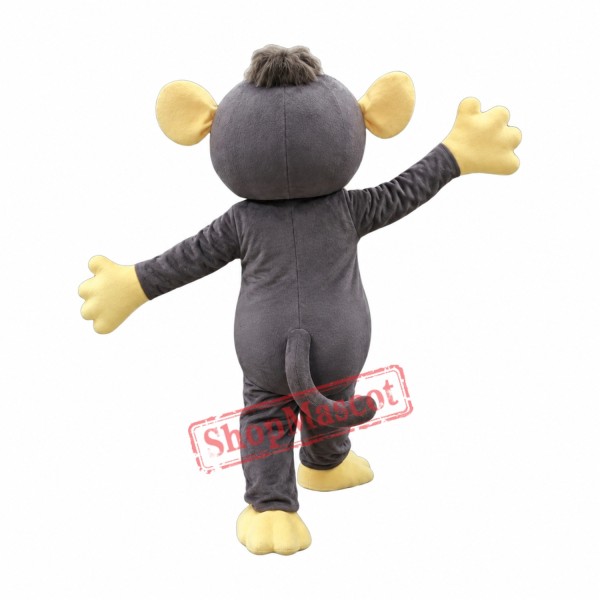 Lovely Gray Monkey Mascot Costume