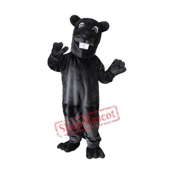 Black Hamster Mascot Costume