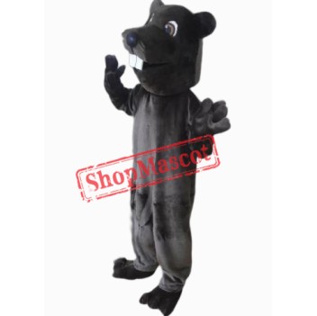 Black Hamster Mascot Costume