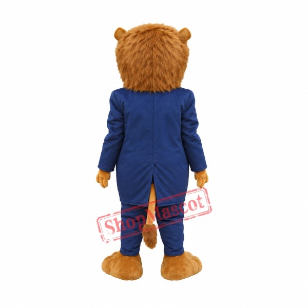 Leader Lion Mascot Costume Leader Lion Mascot Costume