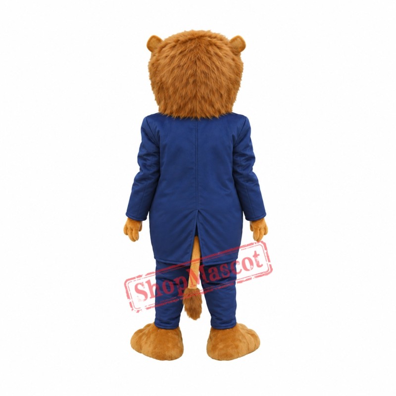 Leader Lion Mascot Costume Leader Lion Mascot Costume