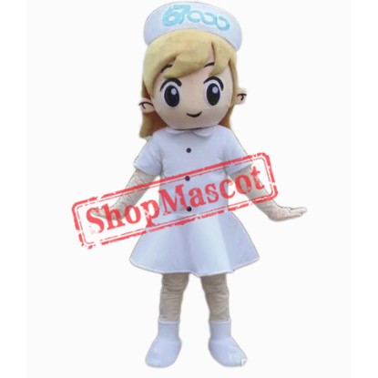 Pretty Girl Nurse Mascot Costume