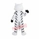 Fierce White Tiger Mascot Costume Fierce White Tiger Mascot Costume
