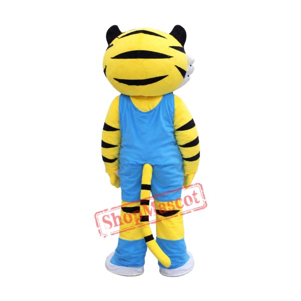 New Style Yellow Tiger Mascot Costume