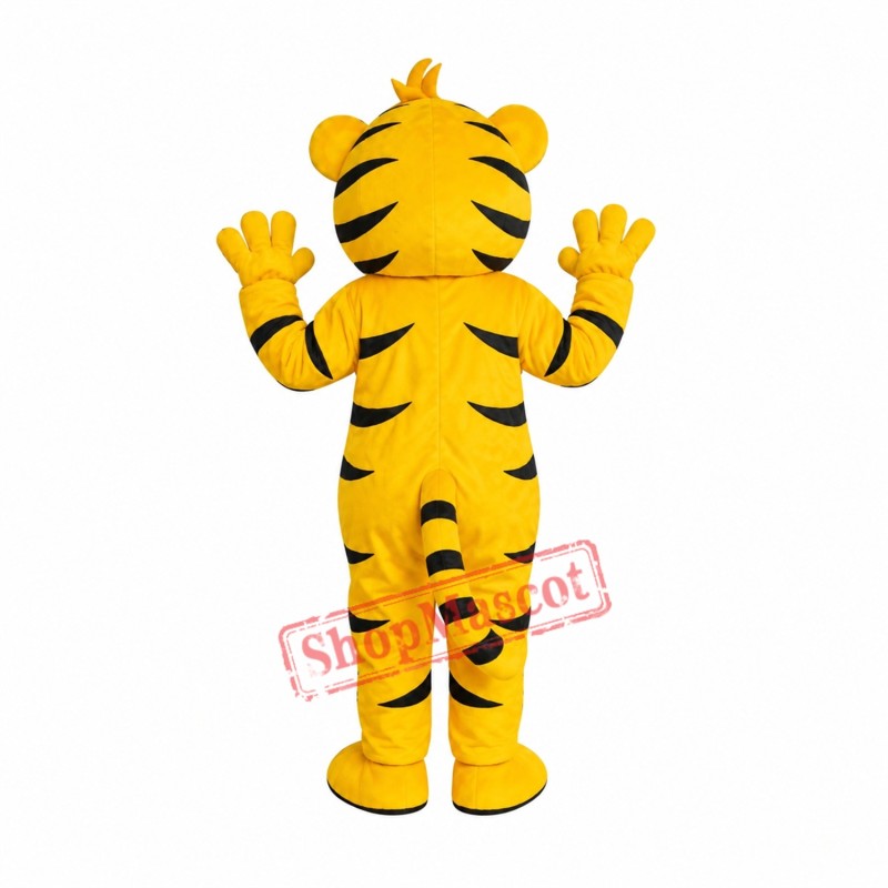 The King Tiger Mascot Costume The King Tiger Mascot Costume