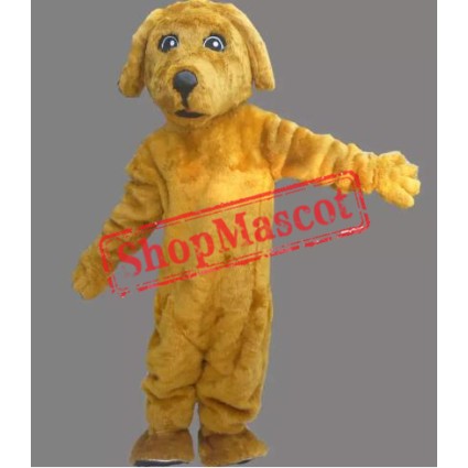 Yellow Lightweight Dog Mascot Costume