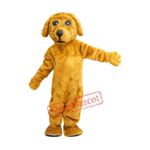 Yellow Lightweight Dog Mascot Costume