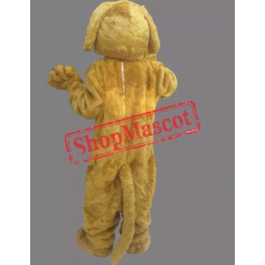 Yellow Lightweight Dog Mascot Costume
