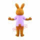 Rabbit Cartoon Mascot Costume Rabbit Cartoon Mascot Costume