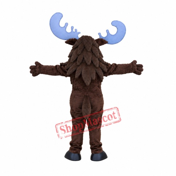 Smiling Moose Mascot Costume Smiling Moose Mascot Costume