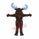 Smiling Moose Mascot Costume Smiling Moose Mascot Costume