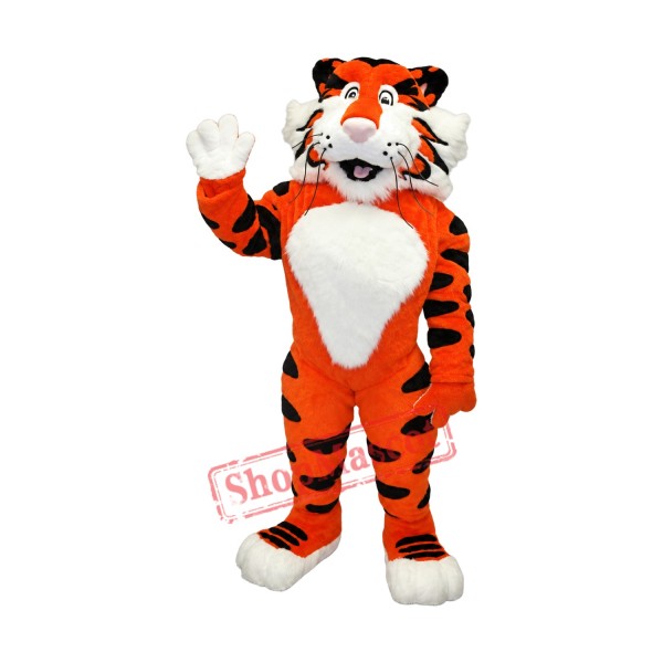 Friendly Lightweight Tiger Mascot Costume